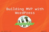 Building Minimal Viable Product (MVP) with WordPress