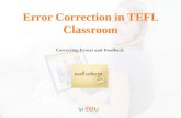 Error correction in the TEFL classroom