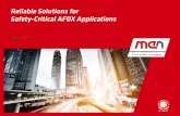 Reliable Solutions for Safety-Critical AFDX Applications