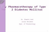 Pharmacotherapy of Type 2 Diabetes mellitus