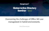 Overcoming the challenges of Office 365 user management in hybrid environments