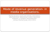 Mode of revenue generation