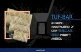 TUF-BAR a Leading Manufacturer of Fiberglass Rebar