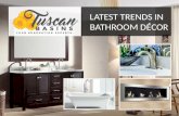 Latest Trends in Bathroom Decor