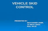 Vehicle skid control