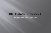 The final product - Fashion magazine