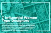7 Influential Women Type Designers
