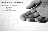 Predicting Diabetes