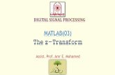 DSP_FOEHU - MATLAB 03 - The z-Transform
