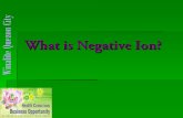What is negative ion (anion)?