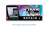 iPad and iPod screen repair in London