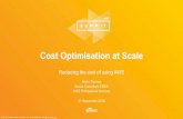AWS Enterprise Summit Netherlands - Cost Optimisation at Scale