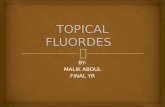 Topical fluordes