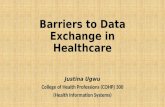 Barriers to Data Exchange in Healthcare
