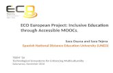 ECO European Project: Inclusive Education through Accessible MOOCs