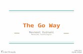 Go Programming Language - Learning The Go Lang way