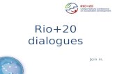 Rio Dialogues Backgrounder