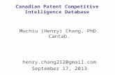 The Archived Canadian Patent Competitive Intelligence (2013/9/17)