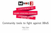 Community Tools to Fight Against DDoS