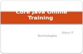 Core java online training