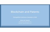 Blockchain and Patents talk