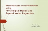 Blood glucose prediction