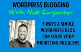 7 Ways a Wordpress Blog Helps You Make Money