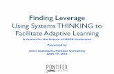 Finding Leverage with System Dynamics