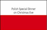 Polish special dinner