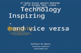 Technology inspiring creativity and vice versa