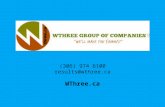 Wthree Group of Companies Ltd. SMO PowerPoint