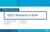 OCLC Research in brief.