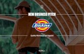Dickie’s Pitch Brief