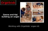 Zanna and Kaj building an organ