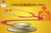 Internal medicine jobs