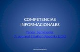 Tarea seminario 7 journal citation reports (jcr)