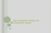 Recumbent bike vs upright bike