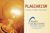 Plagiarism: Avoiding Academic Misconduct