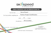 Python Basic Foundation Certification