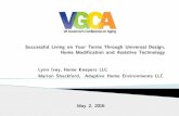 Adaptive home environments and home keepers presentation for vgca