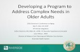 Complex needs in older adults_Riverside