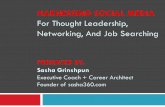Social Media for Thought Leadership, Job Searching and Networking