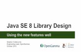 Java SE 8 library design