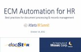ECM Automation for HR Departments