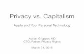 Privacy vs. capitalism - MIT March 2016