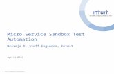 Micro Service Sandbox Test Automation