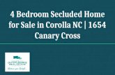 4 Bedroom Secluded Home for Sale in Corolla NC | 1654 Canary Cross