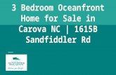 3 Bedroom Oceanfront Home for Sale in Carova NC | 1615B Sandfiddler Rd