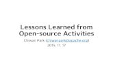 Lessons Learned from Open-source Activities