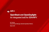 OpenStack and OpenDaylight: An Integrated IaaS for SDN/NFV